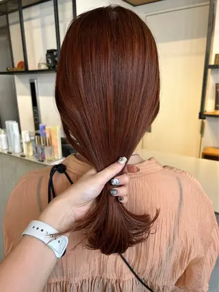 セミロング カラー Watanabe Maiのヘアスタイル