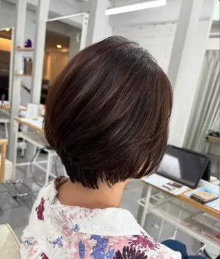 ショート 骨格、カラー診断士 ✂️淡中円花のヘアスタイル
