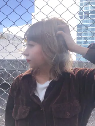 ミディアム カラー 垢抜けレイヤー✂️ RYOTAのヘアスタイル