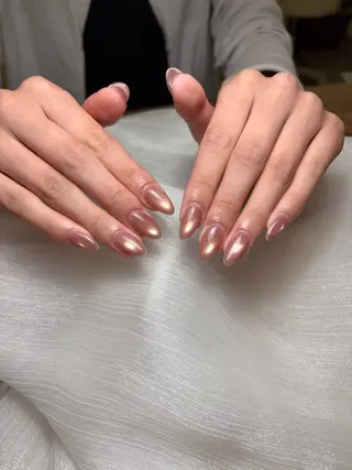ネイル ユリ🎀長さだし/ パラジェル/持ち込みのネイルデザイン