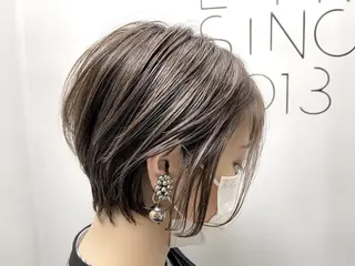 ショート カラー OAK溝の口 𖠋SHINYAのヘアスタイル