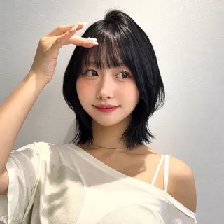 ミディアム カラー 🩷小川大輔🩷 店長/ボブ/インナーのヘアスタイル