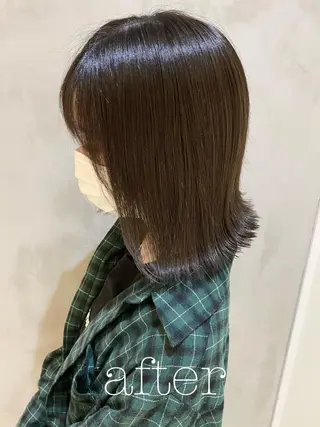 ショート カラー ヘアアレンジ ネイル マツエク・マツパ 夜23時まで予約🉑 reverieあきらのヘアスタイル