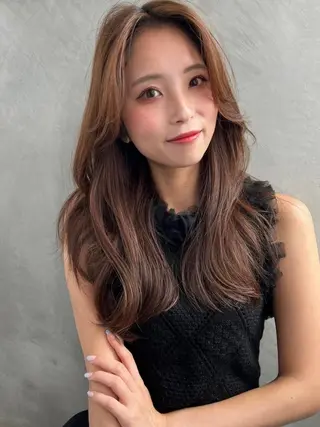 ロング カラー SOYON副店長河野 誠也のヘアスタイル