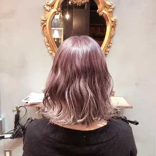 ミディアム カラー 櫻井 愛弓のヘアスタイル