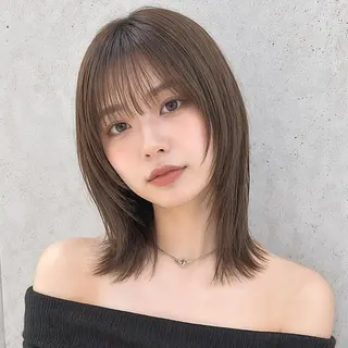 ミディアム クセ毛解決💠艶髪 縮毛矯正💠棚村竜太のヘアスタイル
