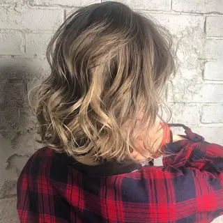 ミディアム カラー welring hair salonのヘアスタイル