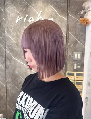 ショート ハイトーン/レイヤー 五島桜樫のヘアスタイル