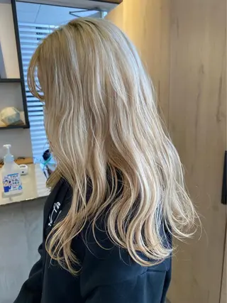 ロング パーマ ヘアアレンジ メンズ キッズ ネイル マツエク・マツパ カラー特化サロン梅田 Eir茶屋町/山下のヘアスタイル