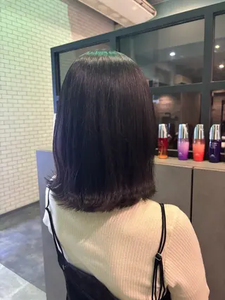 ミディアム 🫧古田 穂香🫧パーマモデルのヘアスタイル