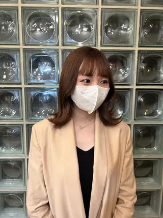 ミディアム 小島 颯太のヘアスタイル