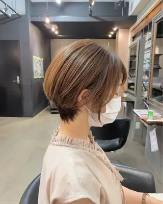 ショート 鎌田 輝のヘアスタイル
