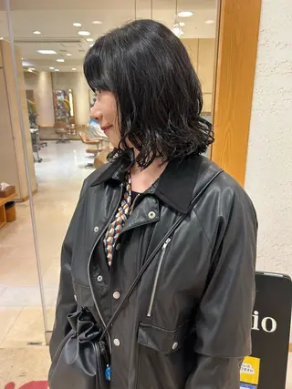 ミディアム morio コトミのヘアスタイル