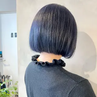 ショート カラー 髪質改善/縮毛矯正/ 艶カラー🦢川上葵のヘアスタイル