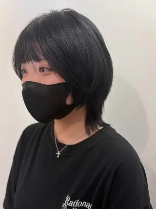 ミディアム カラー cana 札幌レイヤースタイルのヘアスタイル