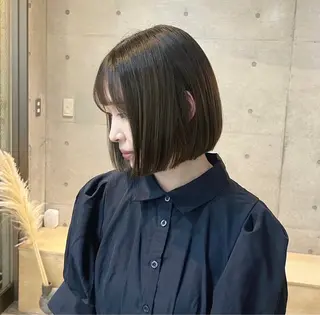 ショート カラー akane/ボブ /ブラウンベージュのヘアスタイル