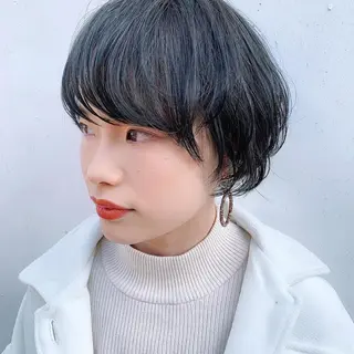 ショート カラー 中川 竜誠のヘアスタイル