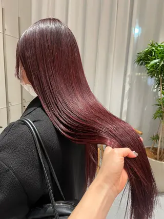 ロング カラー minami🪷 暖色カラーのヘアスタイル