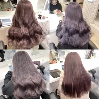 セミロング ハイトーン 横浜💞ミオのヘアスタイル