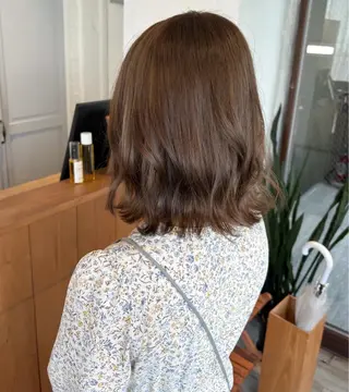 ミディアム カラー ブリーチカラー🫧 森　凪沙のヘアスタイル