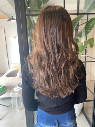ロング カラー LUVISM新潟🎀 透明感カラー/ミユのヘアスタイル