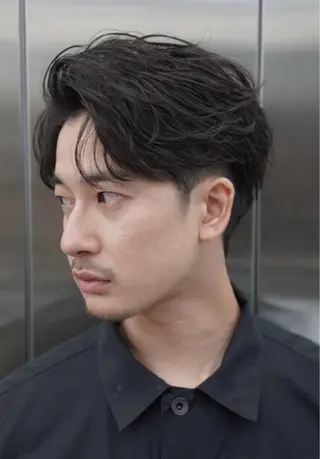 パーマ 栄|メンズパーマ特化 🔥|白井邑空のヘアスタイル