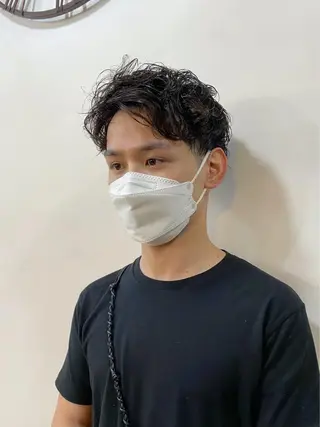 パーマ メンズ パーマ、髪質改善 菊地美月のヘアスタイル
