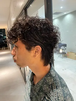 パーマ メンズ la fith hinaのヘアスタイル