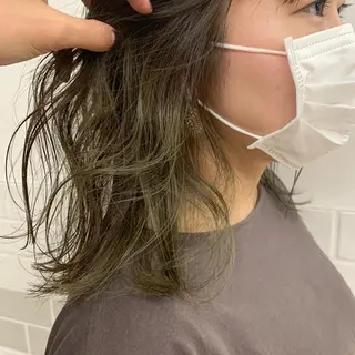 ミディアム kiyono ⭐︎ダブルカラーのヘアスタイル