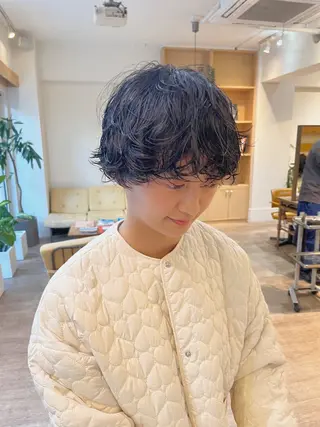 ショート パーマ 🌿パーマ大好評 メンズ特化🌿ワタルのヘアスタイル