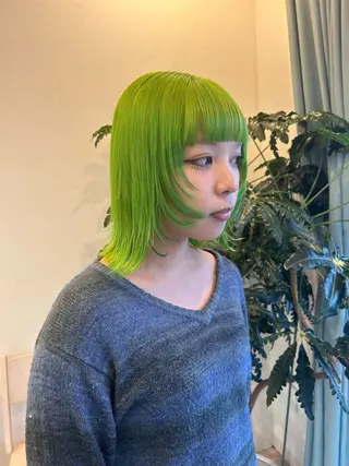 ミディアム 🦖manami 🦖のヘアスタイル