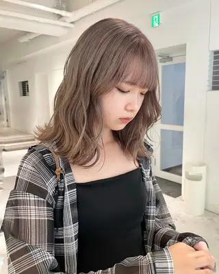 ミディアム haruko🎀⌇ レイヤーカットのヘアスタイル