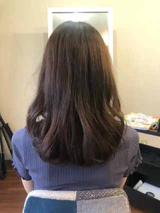 セミロング 荻島 尭のヘアスタイル