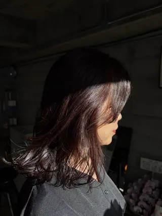 ミディアム Tuco 佐良のヘアスタイル