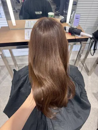 カラー 圧倒的美髪🫧✨ 透明感カラー♡上野のヘアスタイル