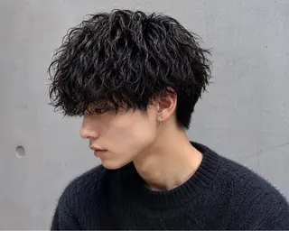パーマ メンズ メンズパーマ特化/ ニュアンス/ともみつのヘアスタイル