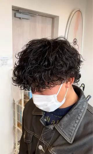 パーマ メンズ 野中 慈穏のヘアスタイル
