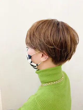 ショート カラー 森下 友 Dio...池袋のヘアスタイル