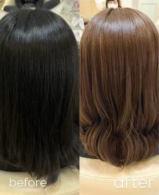ミディアム ~eMu~ hikaruのヘアスタイル