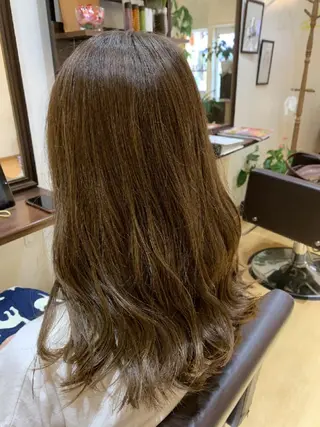 ロング カラー サトウ シューイチのヘアスタイル