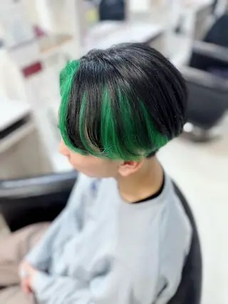 ショート カラー メンズ YURI ✨のヘアスタイル