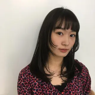 セミロング Fuu👣ボブ/ボブ ヘア/ベージュカラーのヘアスタイル