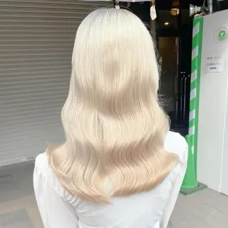 ロング カラー ハイトーン特化💍 NØRN💍韓国のヘアスタイル