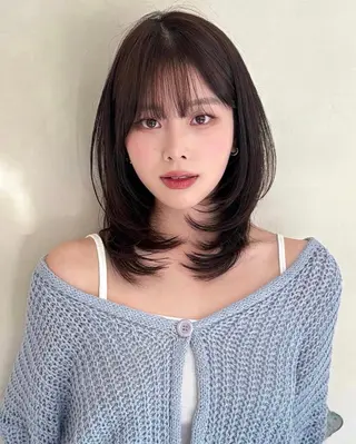 ミディアム 柳澤 興輝のヘアスタイル