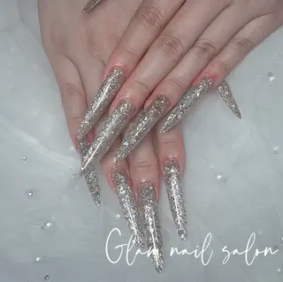 ネイル Glam 長さだし専門のネイルデザイン