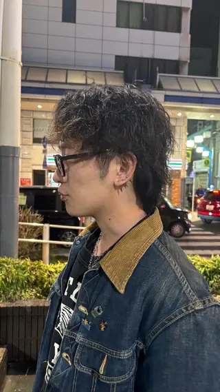 セミロング パーマ メンズ 🇰🇷韓国風 メンズ/吉田大晴のヘアスタイル
