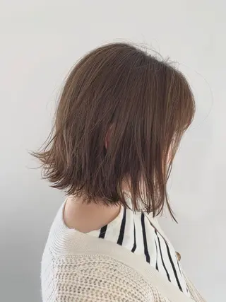 ミディアム カラー パーマ ヘアアレンジ 加藤 綾華のヘアスタイル