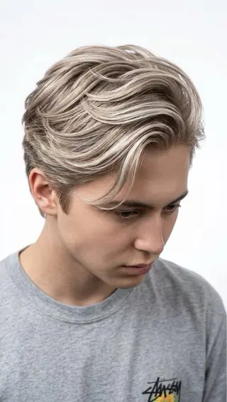 カラー メンズ 心斎橋メンズサロン リベルテグリットのヘアスタイル