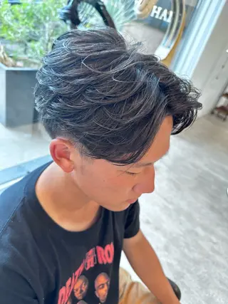 ショート メンズ RICHAIR 長嶺旬佑のヘアスタイル