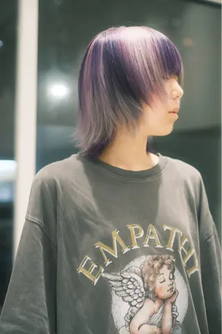 ショート カラー ヘアアレンジ 個性爆弾💣 ダブルカラー/ゆかのヘアスタイル